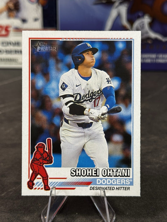 2025 Topps Heritage Shohei Ohtani #76R-16 1976 Redefined Los Angeles Dodgers