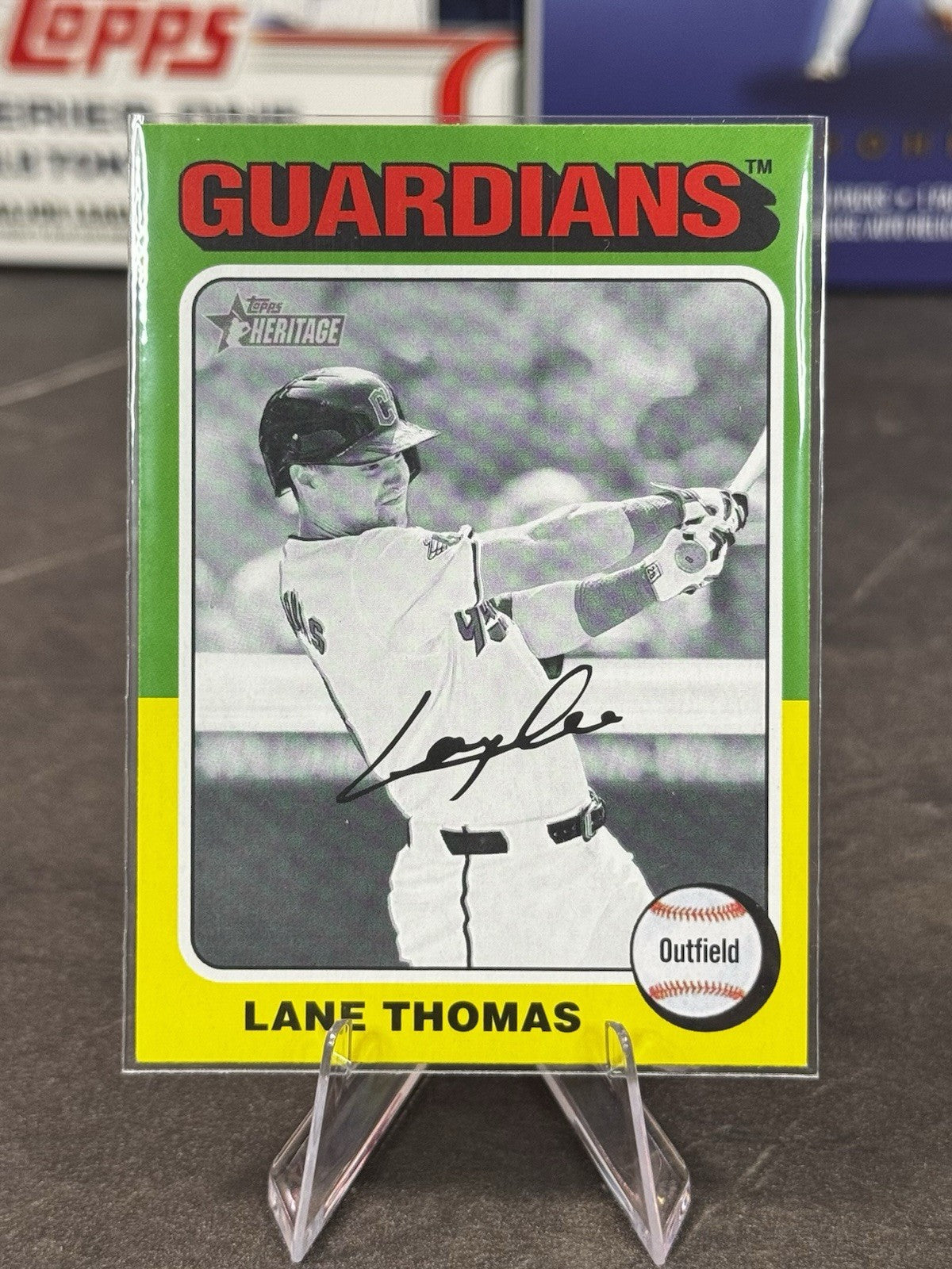 2024 Topps Heritage High Number Lane Thomas Black & White Parallel SP #598