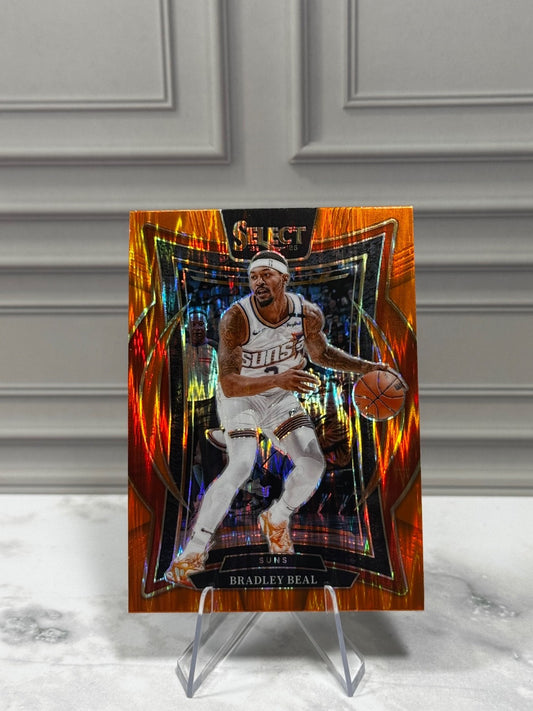 2024-25 Panini Select - Mezzanine Level Bradley Beal #12 Orange Flash Prizm