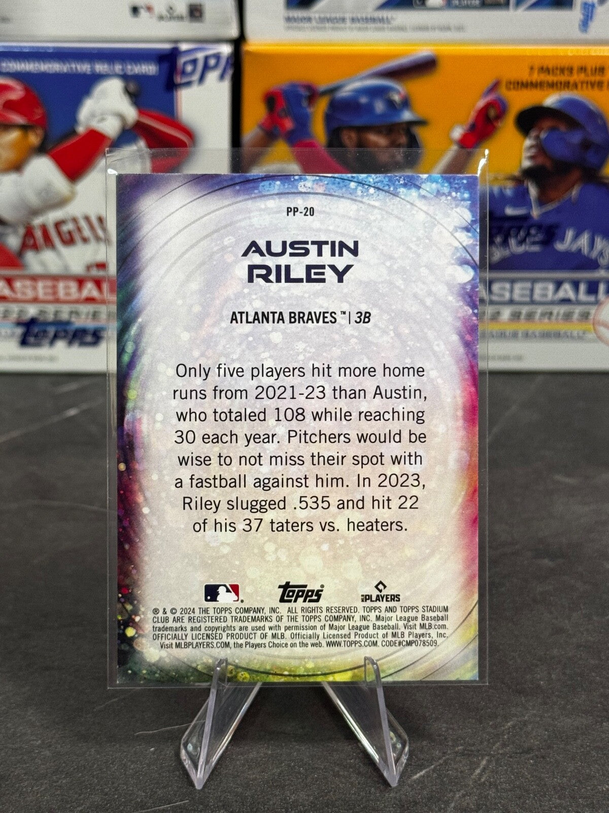 2024 Topps Stadium Club - Power Packed Austin Riley #PP-20