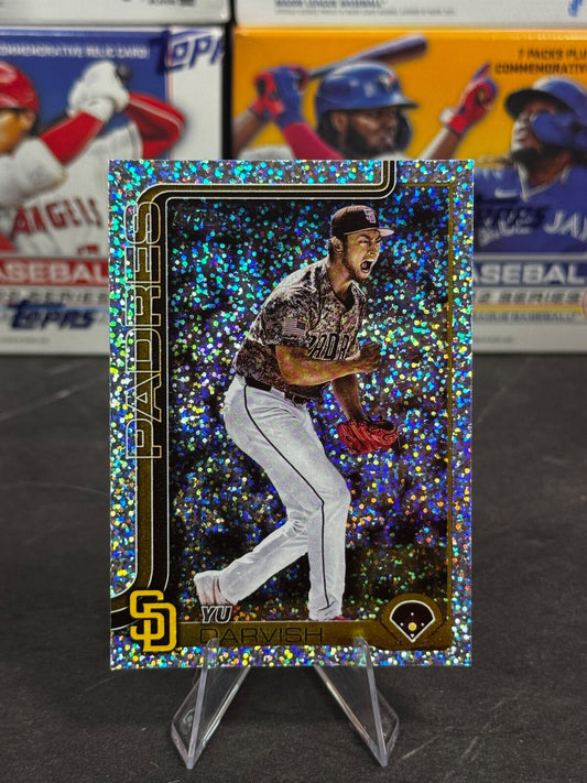 2025 Topps Series 1 - Yu Darvish #323 Confetti Sparkle