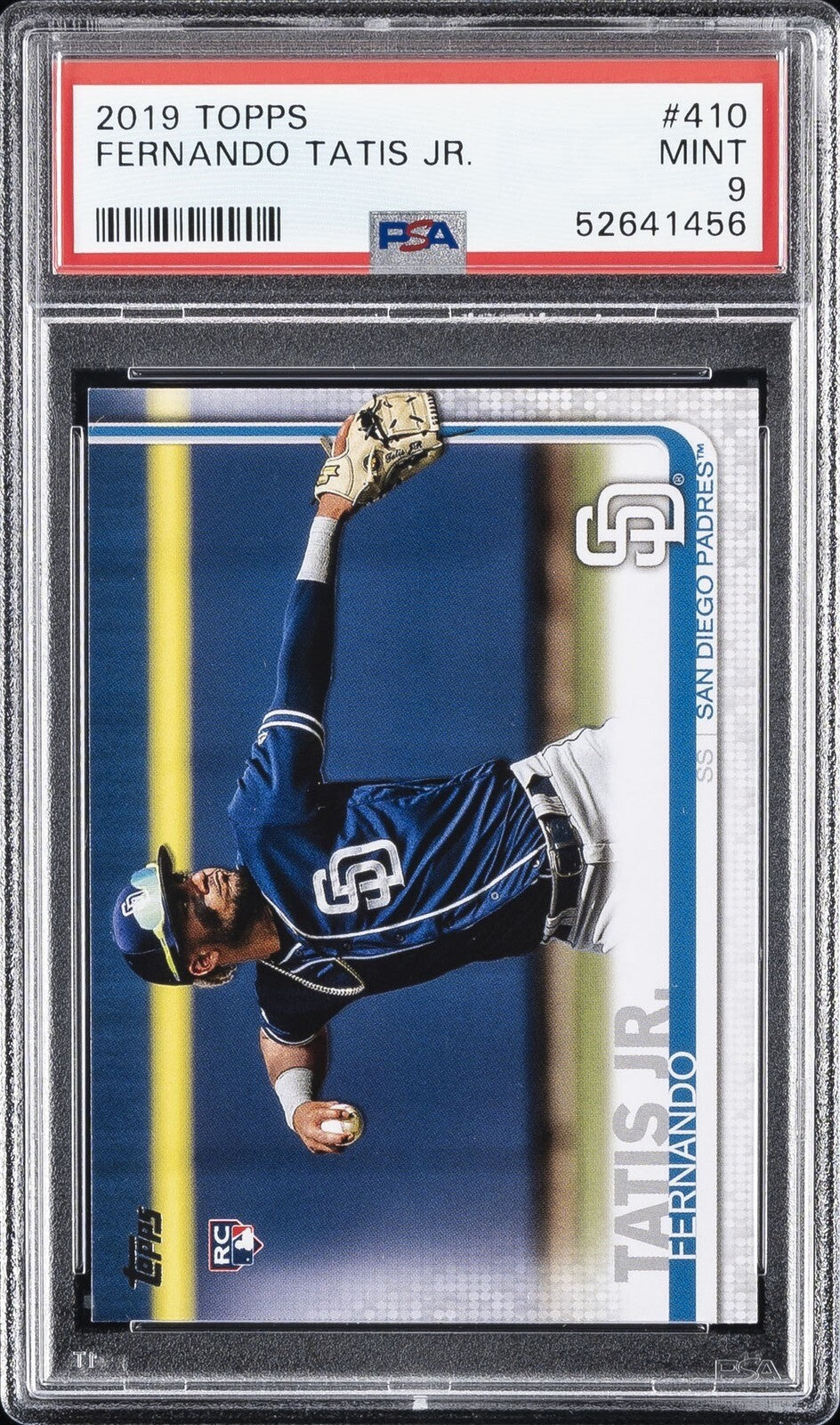 2019 Topps - #410 Fernando Tatis Jr. Rookie (RC) PSA 9