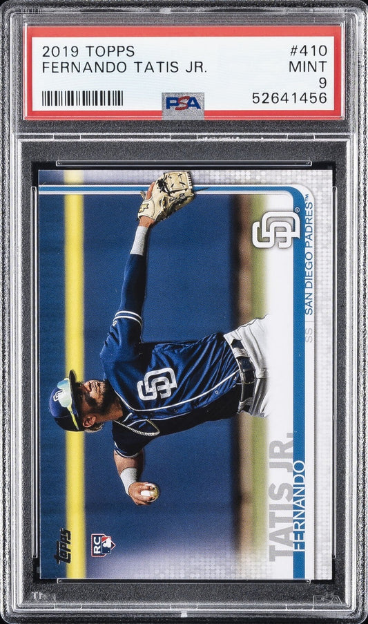 2019 Topps - #410 Fernando Tatis Jr. Rookie (RC) PSA 9