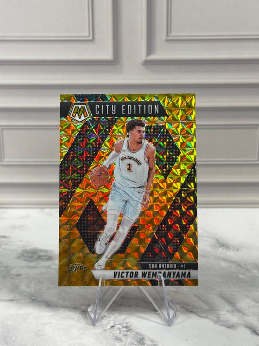 2024-25 Panini Mosaic - City Edition Victor Wembanyama #288 Reactive Yellow