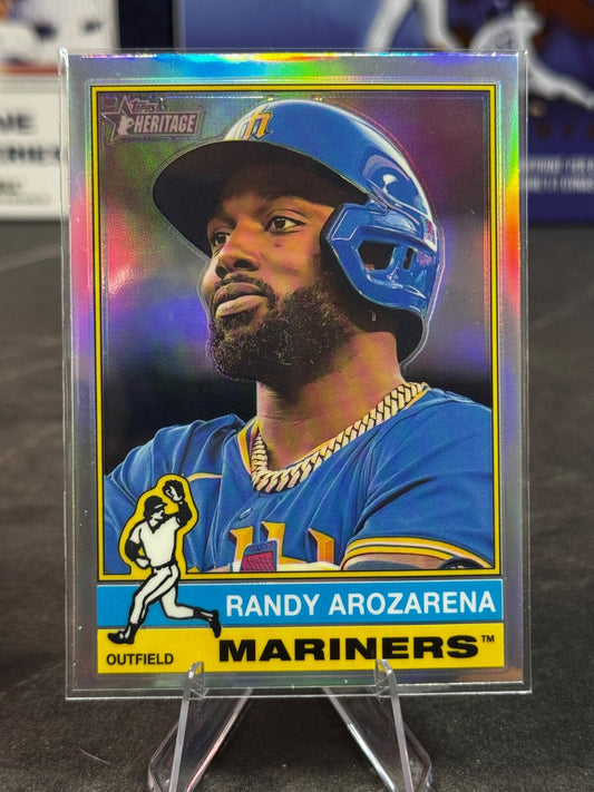 2025 Topps Heritage - Randy Arozarena Chrome #44