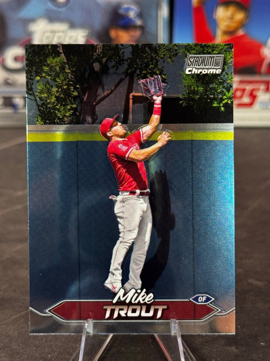 2024 Topps Stadium Club - Mike Trout #1 Chrome
