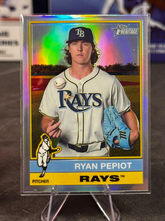 2025 Topps Heritage - Ryan Pepiot #456 Chrome