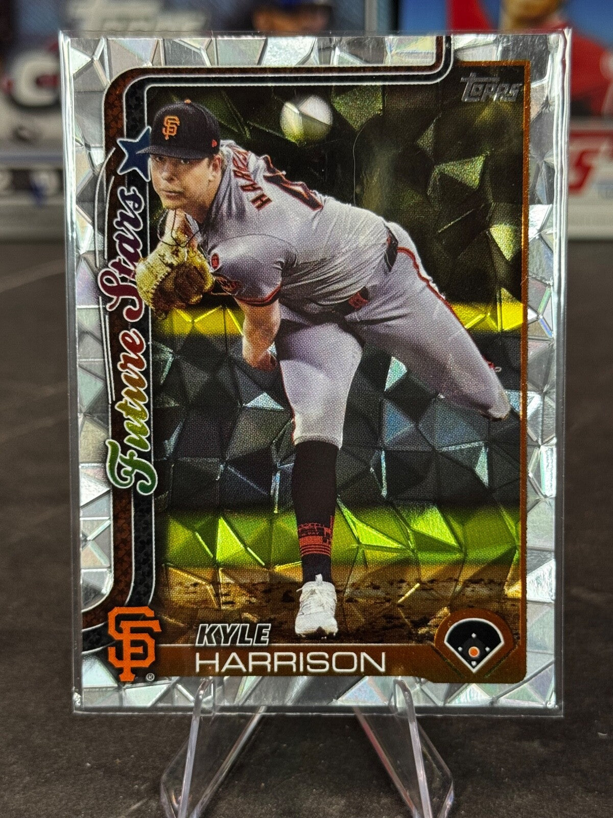 2025 Topps Series 1 - Future Stars Kyle Harrison #177 Diamante Foil