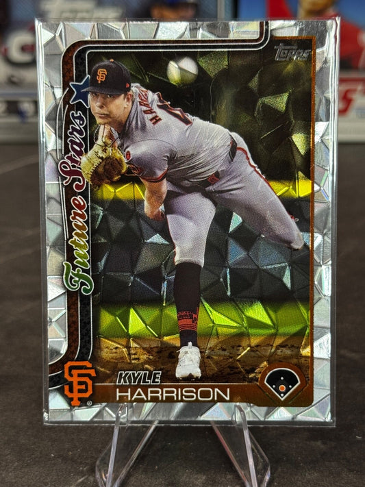 2025 Topps Series 1 - Future Stars Kyle Harrison #177 Diamante Foil