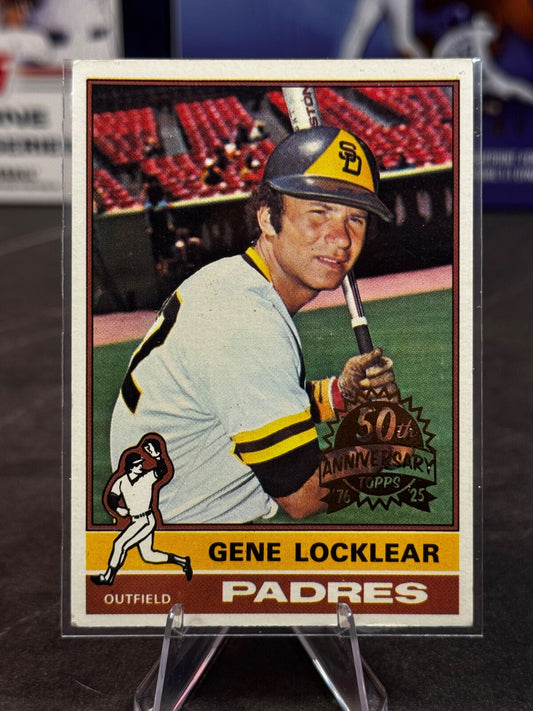 1976 Topps -  Gene Locklear 50th Anniversary #447