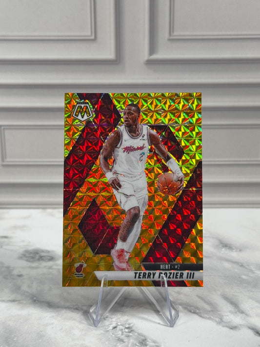 2024-25 Panini Mosaic - Terry Rozier #22 Reactive Yellow Mosaic Prizm