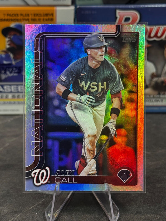 2025 Topps Series 2 - #641 Alex Call Rainbow Foil