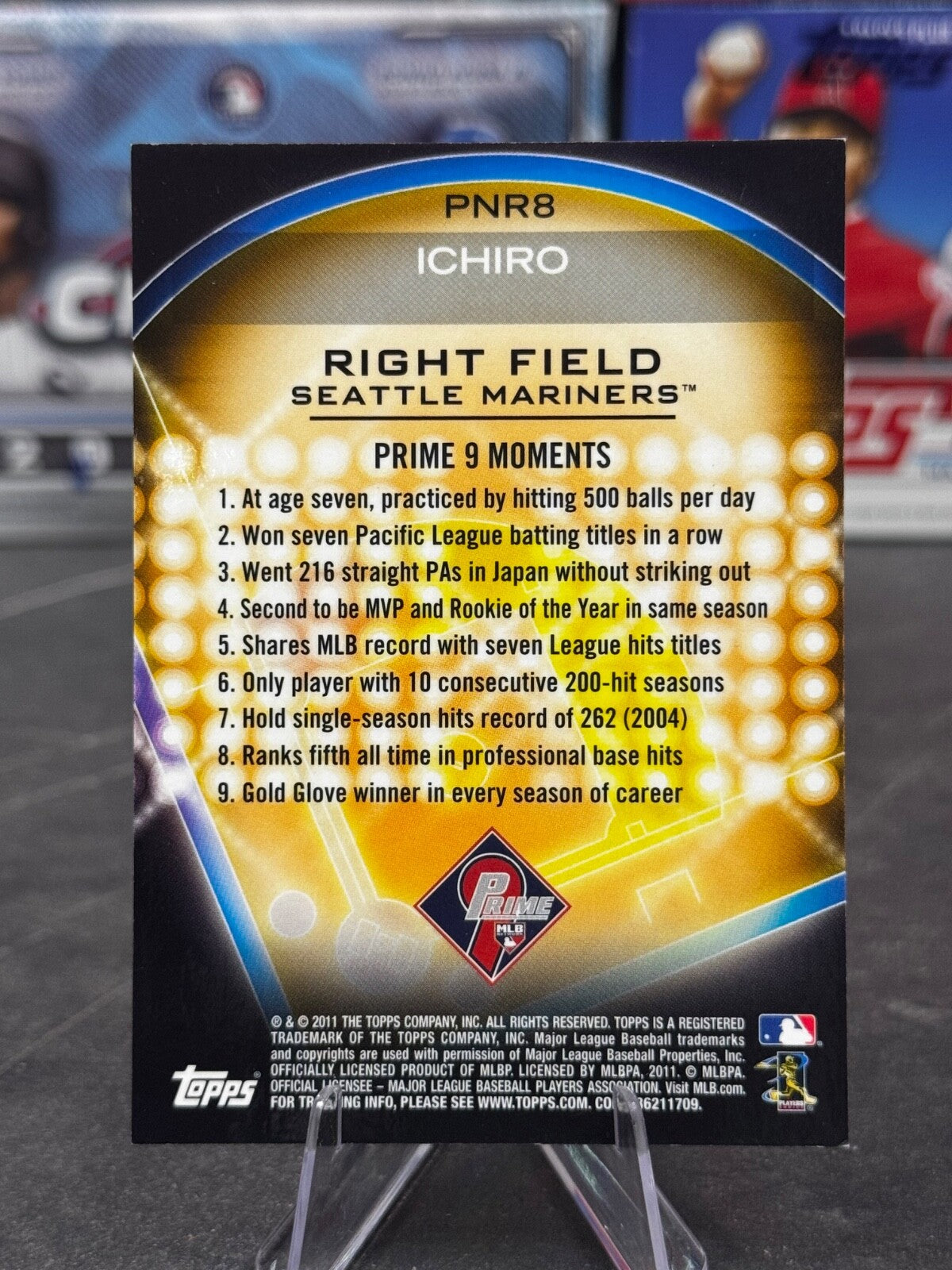 2011 Topps - Ichiro Suzuki #PNR8
