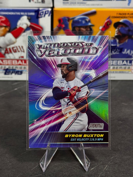2024 Topps Stadium Club - Virtuosos of Velocity Byron Buxton #VV-10