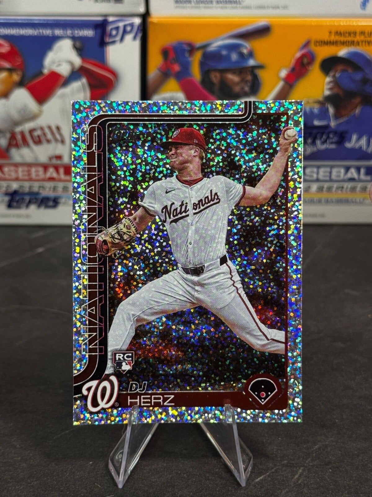 2025 Topps Series 1 - DJ Herz #287 Confetti Sparkle (RC)