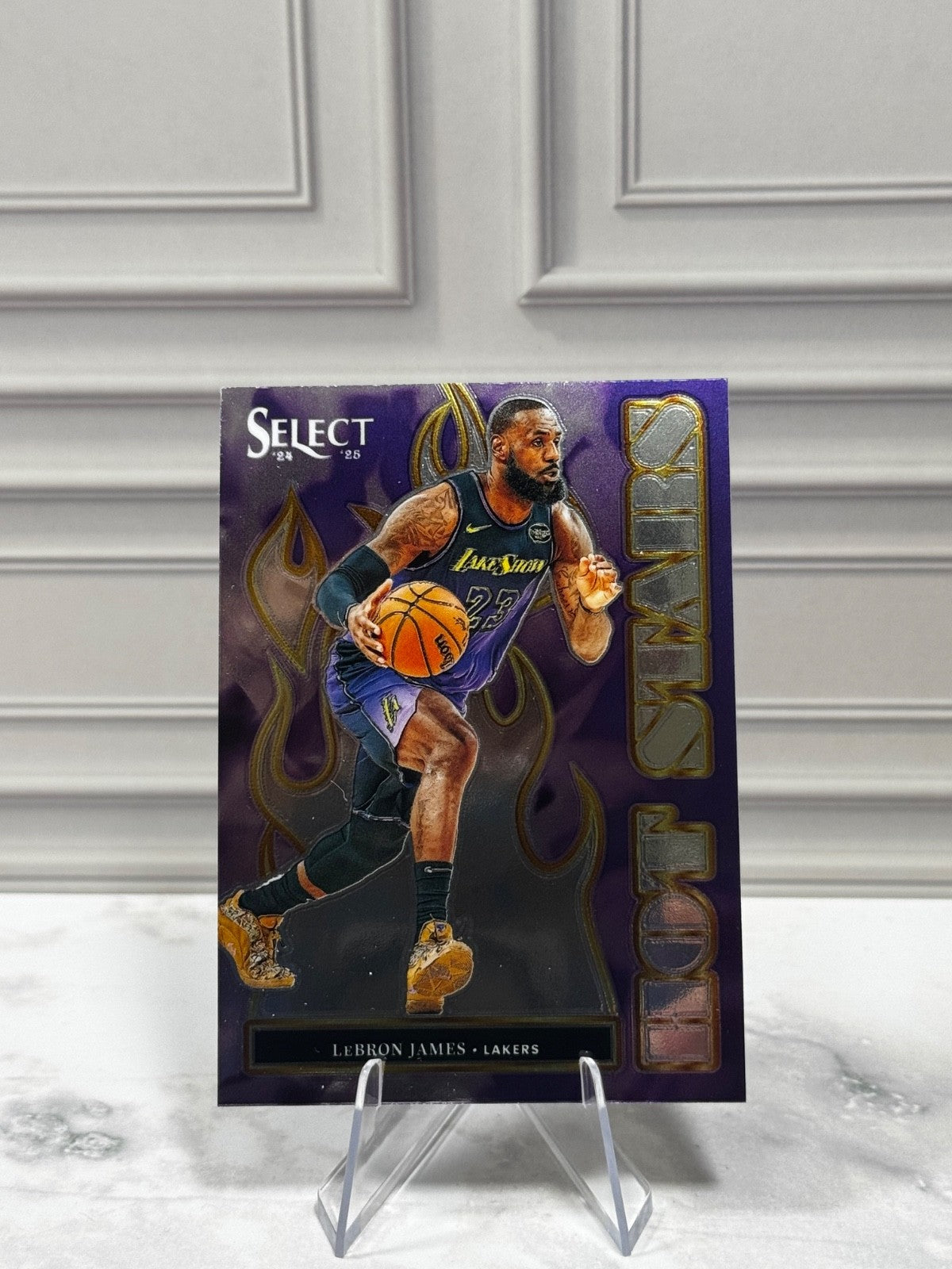 2024-25 Panini Select - #8 Lebron James Hot Stars