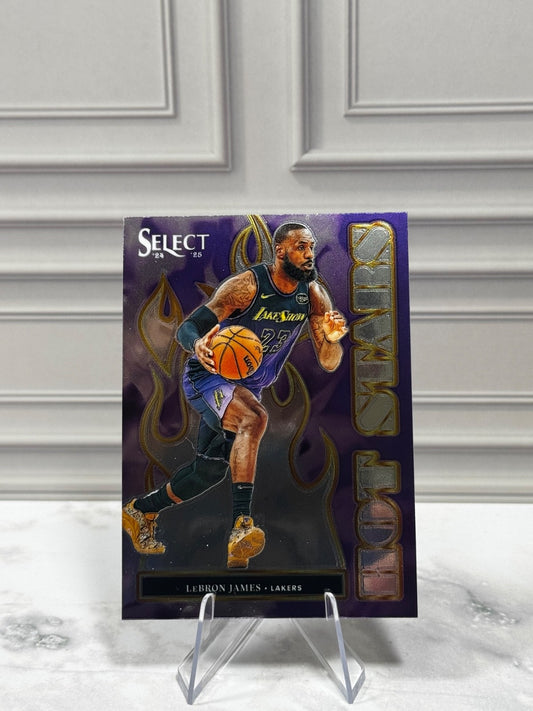 2024-25 Panini Select - #8 Lebron James Hot Stars