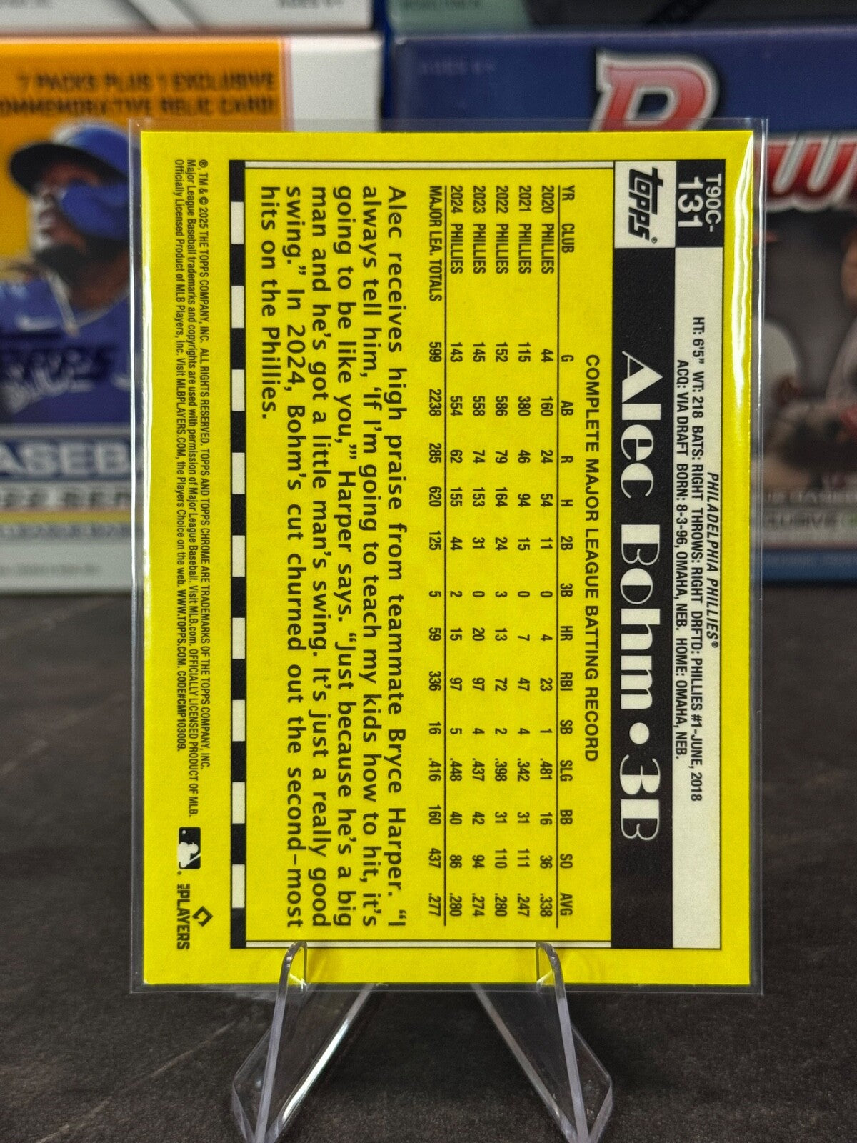 2025 Topps Series 2 - Mojo Refractor #T90C-131 ALEC BOHM