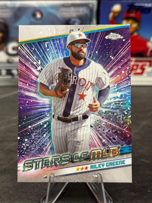 2024 Topps Series 1 - Stars of Mlb Chrome Riley Greene Chrome #CSMLB-5