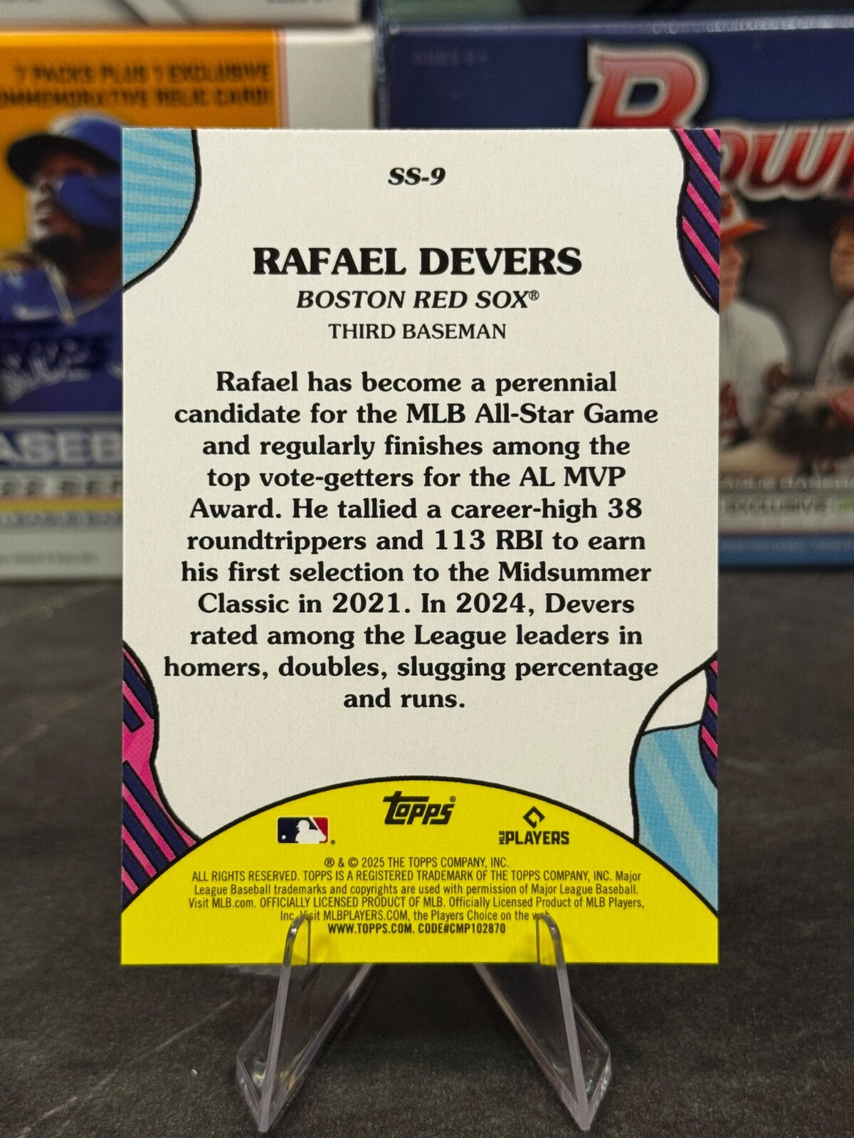 2025 Topps Series 2 - Summer Superstars #SS-9 Rafael Devers