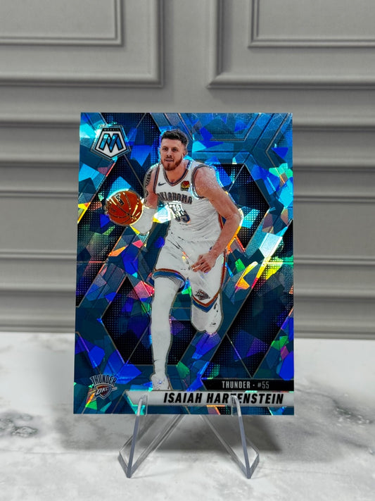 2024-25 Panini Prizm - Isaiah Hartenstein #122 Blue Cracked Ice Prizm /125