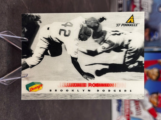 1997 Pinnacle Denny's 3D Holographic - [Base] #29 - Jackie Robinson