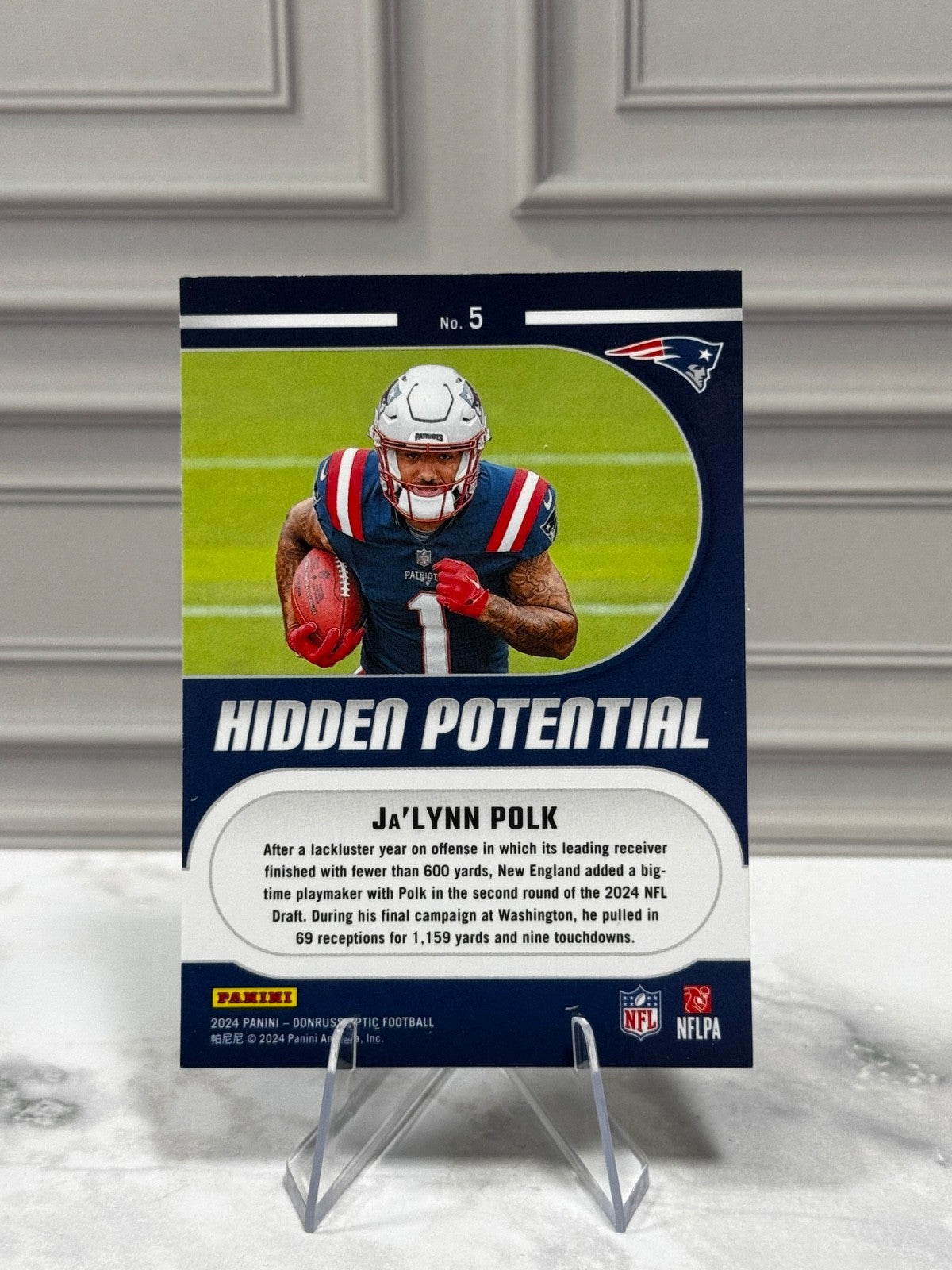 2024 Panini Donruss Optic - Hidden Potential Ja'Lynn Polk #5 (RC)