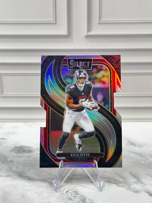 2024 Panini Select - Premier Level Kyle Pitts #178 Silver Prizm Die-Cut
