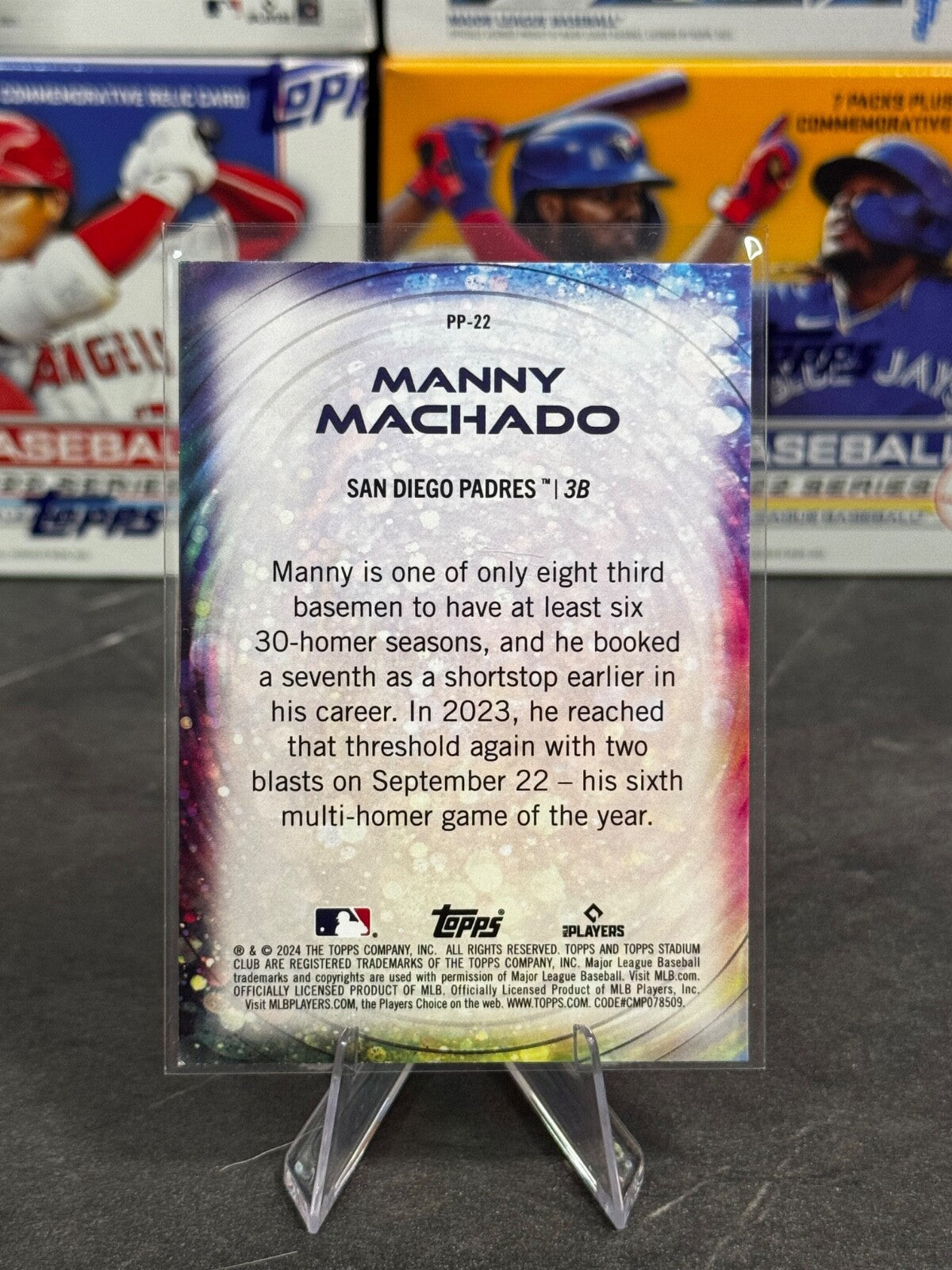 2024 Topps Stadium Club - Power Packed Manny Machado #PP-22