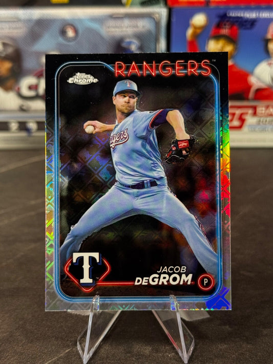 2024 Topps Chrome - Jacob deGrom #228 Logofractor