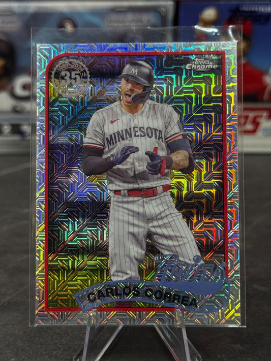 2024 Topps Series 2 - 1989 Topps Chrome Silver Pack Mojo Carlos Correa #2T89C-93