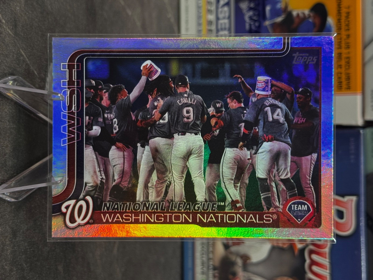 2025 Topps Series 2 - #507 Washington Nationals Rainbow Foil