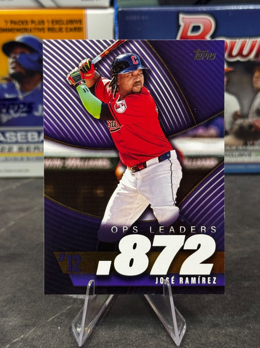 2025 Topps Series 2 - OPS Bests #OPS-12 Jose Ramirez