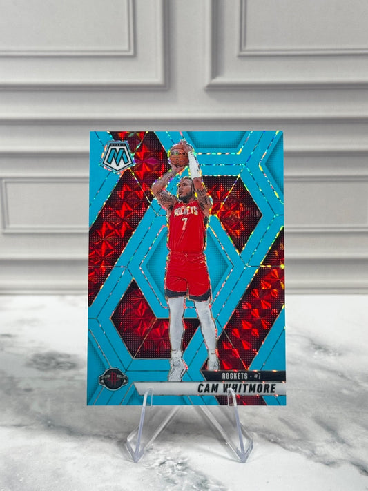 2024-25 Panini Mosaic - Cam Whitmore #171 Fluorescent Blue Mosaic Prizm /75
