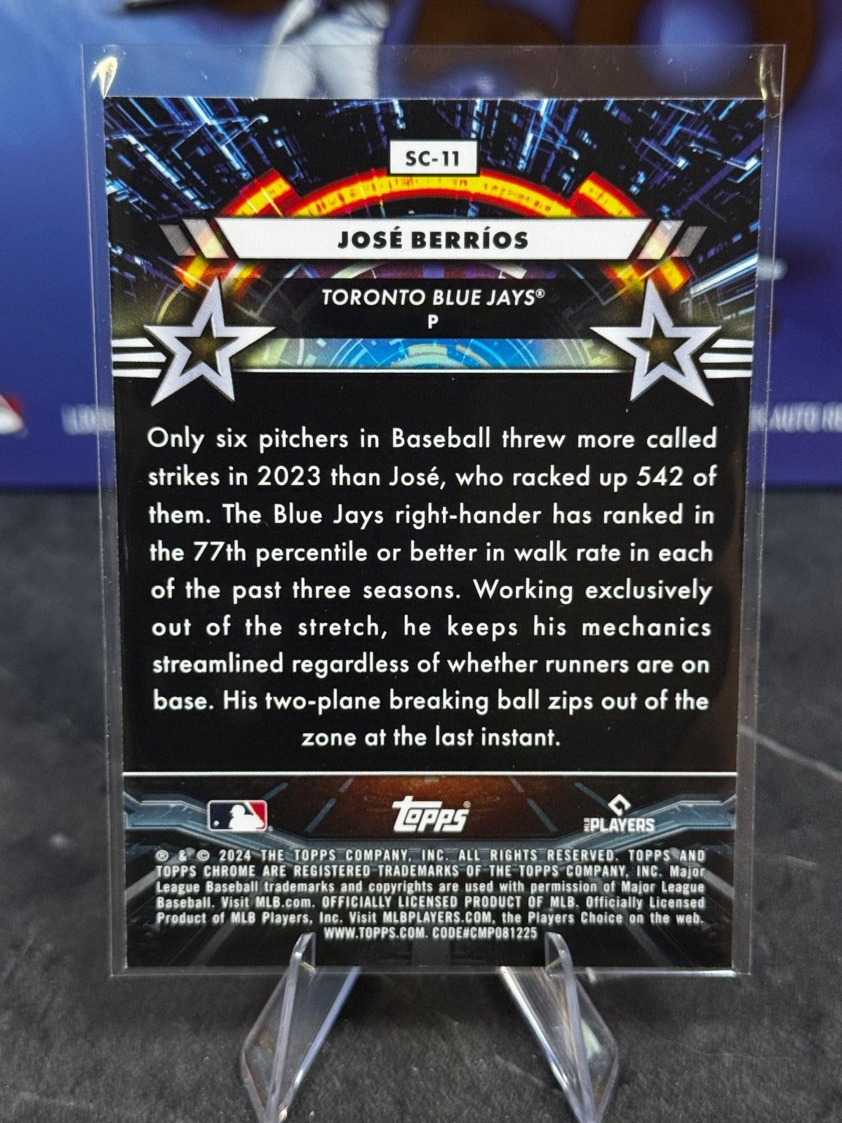 2024 Topps Cosmic Chrome - Star Command José Berrios #SC-11