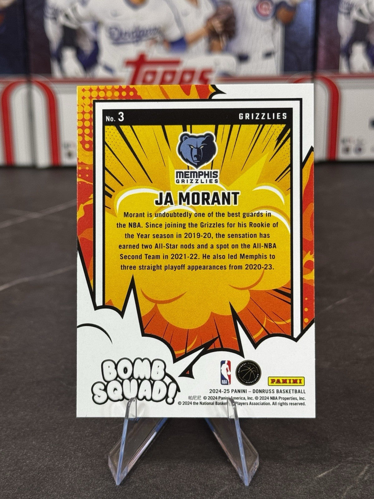 2024-25 Panini Donruss - Bomb Squad Ja Morant #3