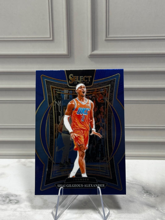2024-25 Panini Select - Concourse Shai Gilgeous-Alexander #36 Blue