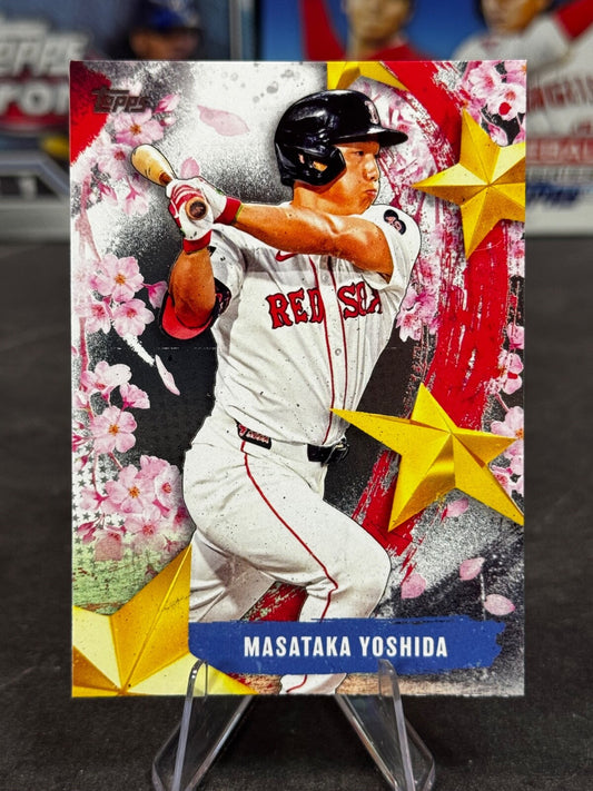 2025 Topps Series 1 Tokyo Series - Stars of Japan Masataka Yoshida #SOJ-9 Red So