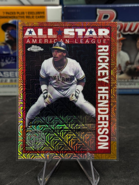 2025 Topps Series 2 - Topps All Stars #90ASC-1 RICKEY HENDERSON Mojo Refractor
