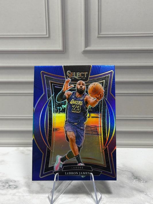 2024-25 Panini Select - Concourse LeBron James #54 Blue Prizm