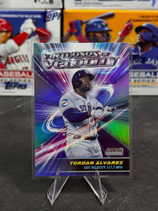 2024 Topps Stadium Club - Virtuosos of Velocity Yordan Alvarez #VV-7