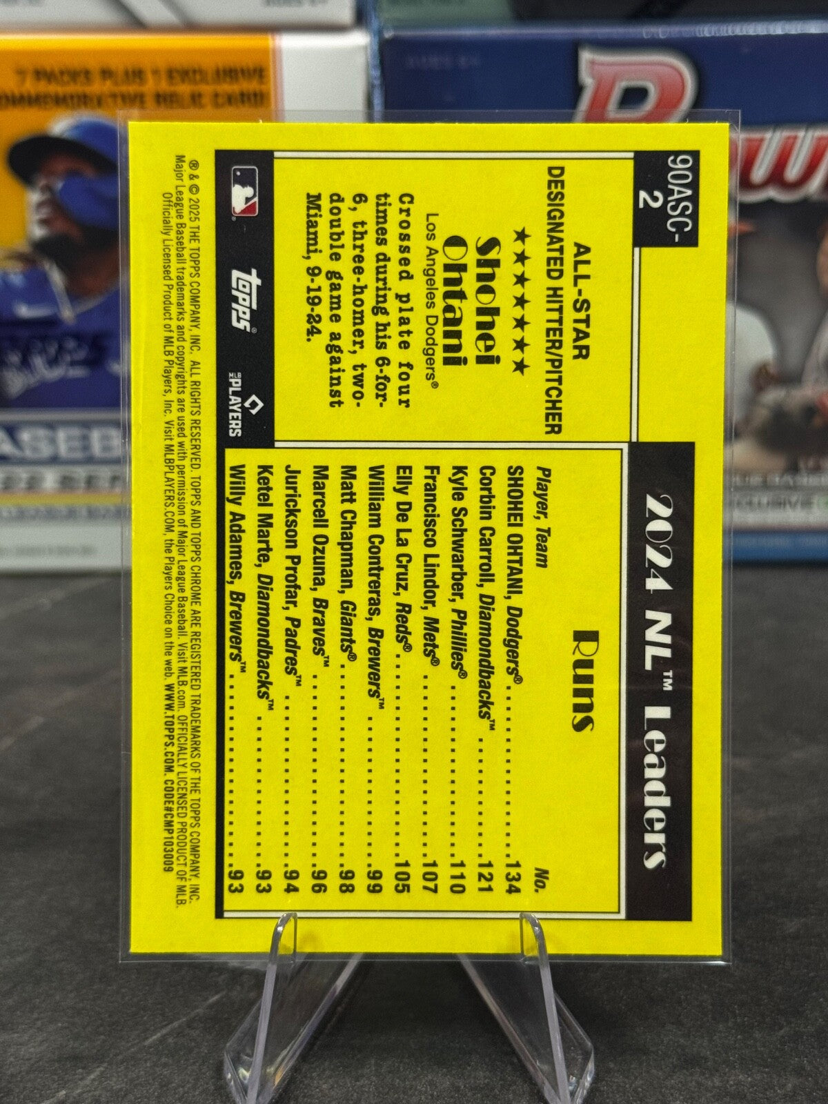 2025 Topps Series 2 - Topps All Stars SHOHEI OHTANI #90ASC-2 Mojo Refractor