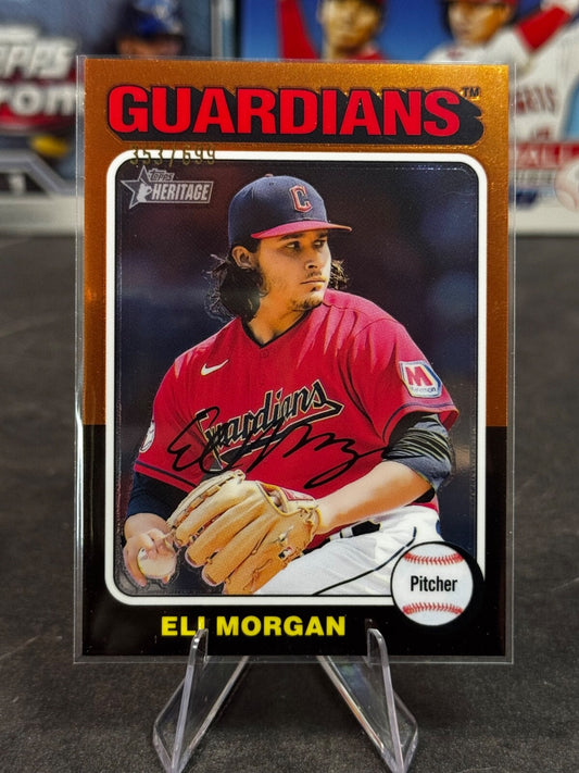 2024 Topps Heritage High Number - Short Print Eli Morgan #84 Refractor /699