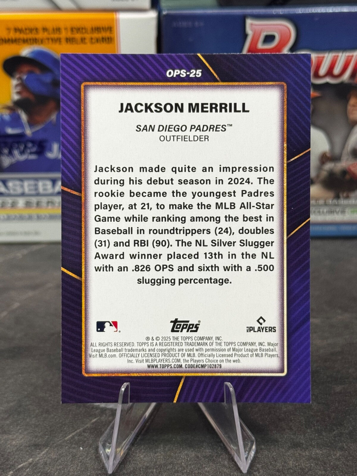 2025 Topps Series 2 - OPS Bests #OPS-25 Jackson Merrill