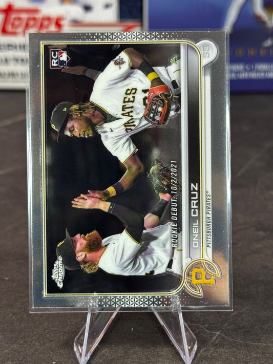 2022 Topps Chrome Update Series - Rookie Debut Oneil Cruz #USC74 (RC)