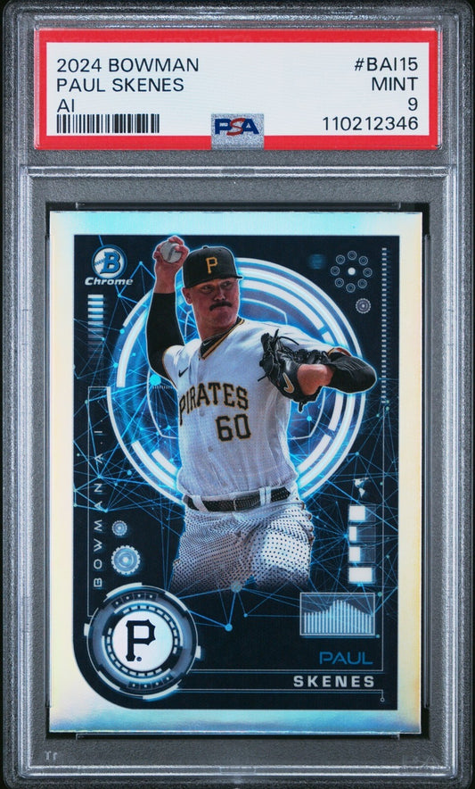 2024 Bowman AI - #BAI15 Paul Skenes PSA 9