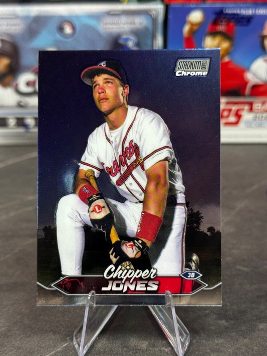 2024 Topps Stadium Club - Chipper Jones #4 Chrome
