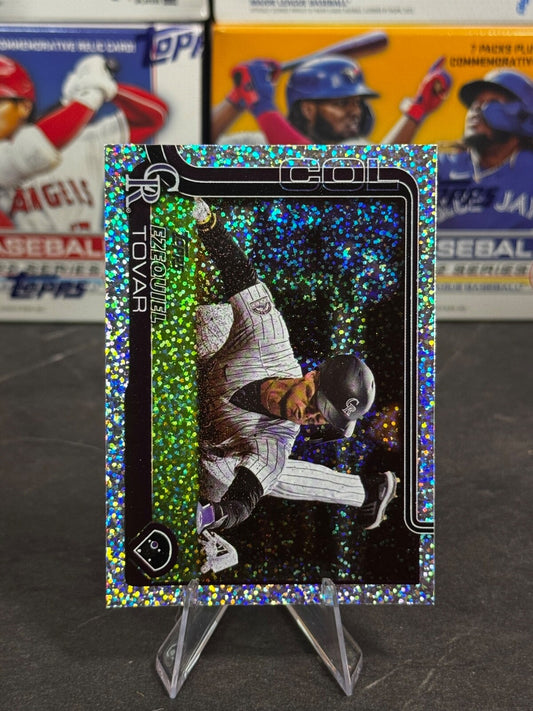 2025 Topps Series 1 - Ezequiel Tovar #343 Confetti Sparkle