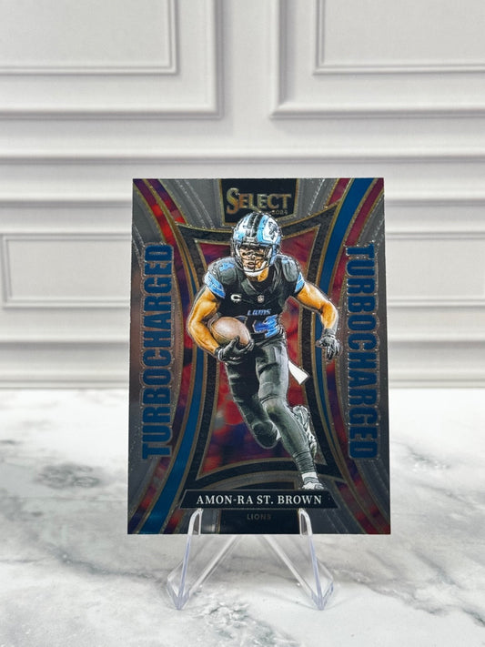 2024 Panini Select - Turbocharged Amon-Ra St. Brown #25