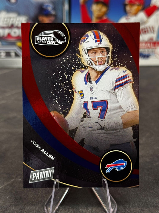 2024 Panini Player of the Day Football - JOSH ALLEN Red Foil /99 Bills #9
